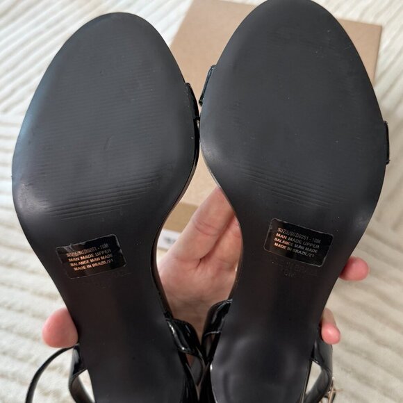 Steve Madden Suzie Black Patent Heels - Size 10 - Picture 4 of 5